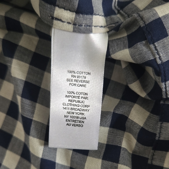 Gingham Crop Top And Maxi Skirt Set Navy and White M - Picture 5 of 6